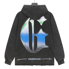 Godspeed Skull Motorboat Printed Hoodie