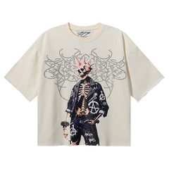 Rock F-Terry Cropped Tee
