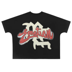 Angel Rhinestone Cropped Tee