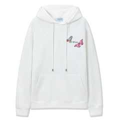 Off-White Butterfly Pattern Arrow Printed Hoodie