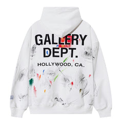 Gallery Dept Splatter Paint Printed Hoodie