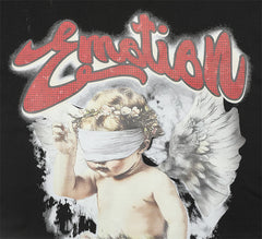 Angel Rhinestone Cropped Tee