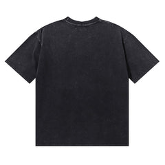 Tarantula Garment Dyed Print Crop Tee
