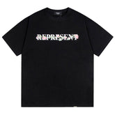 REPRESENT Floral Flower Initial T-Shirt