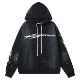 Hellstar Logo Pattern Printed Hoodie