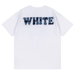 Off White Logo Pattern Printed T-Shirt