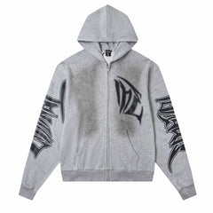 Grey ‘Faded’ Hoodie