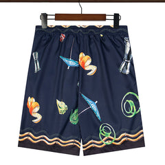 Casablanca Multi Color Printed Short #324