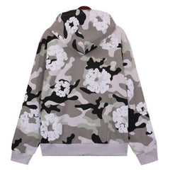 Denim Tears Cotton Wreath Camouflage Zipper Hoodie