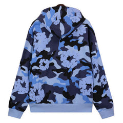 Denim Tears Cotton Wreath Camouflage Zipper Hoodie