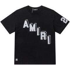 AMIRI Logo Printed Crewneck T-Shirts