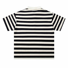 Rhinestone Collared T-shirt