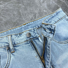 CHROME HEARTS Denim Shorts