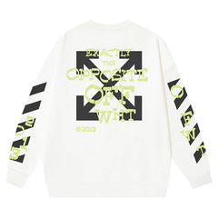 Off White Opposite Arr Boxy Crewneck Sweatshirt