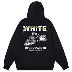 Off White Logo Hoodies