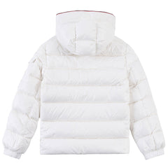 MONCLER White Pavin Down Jacket