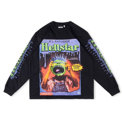 Hellstar Horror Book Long Sleeve Tee