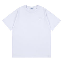 Off White Arrow Logo Pattern T-Shirts