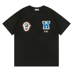 Off White Logo Pattern Print T-Shirts