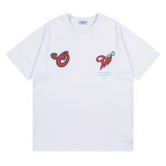 Off White Logo Pattern Print T-Shirts