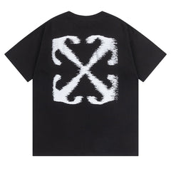 Off White Arrow Logo Pattern T-Shirts