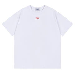 Off White Arrow Logo Pattern T-Shirts