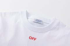 Off White Arrow Logo Pattern T-Shirts