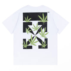 Off White Arrow Logo Pattern T-Shirts