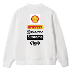 Supreme x Ducati Logo Crewneck Sweatshirts