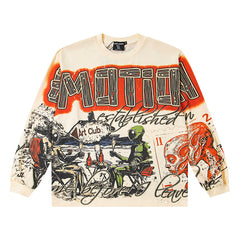 Cream ‘Art Club’ Long Sleeve Tee