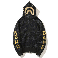 BAPE GOLD BAPE LETTER Hoodie