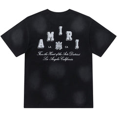 AMIRI LOGO Print Short Sleeve T-shirts