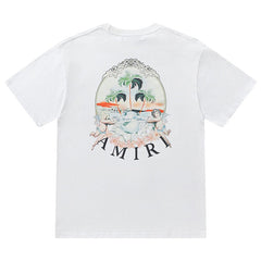 AMIRI Cherub Logo-Print T-Shirts