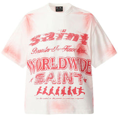 SAINT MICHAEL Logo Print T-Shirts