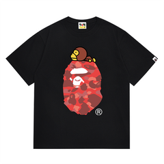 BAPE FW22 Color Camo Milo On Big Ape Tee