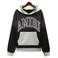 AMIRI Logo-Appliqued Colour-Block Cotton-Jersey Hoodies