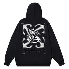 Off White Arrow Logo Pattern Printed Hoodie