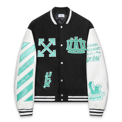 OFF WHITE x New York Liberty Varsity Jacket