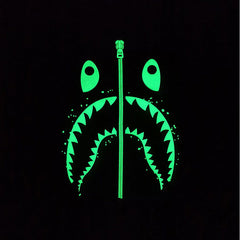 BAPE Glow Color Camo Shark T-Shirts