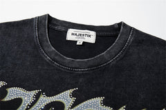 Skull Trophy Rhinestone Tee