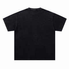 Dog Pattern Rhinestone Tee
