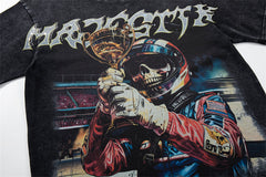 Skull Trophy Rhinestone Tee