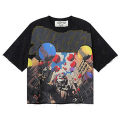 Synergy Rhinestone Cropped Tee