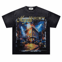 Fire Dept Rhinestone Tee