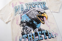 Washed Distressed Rhinestone Tee