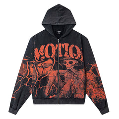 Acid Wash “Deserted” Hoodie