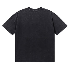 We Are Friend Garment Dyed Print Crop Tee