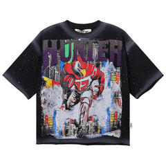 Boys Hunter Rhinestone Cropped Tee
