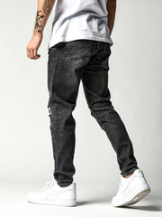 NODP No Knees Black Jeans