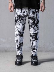 NODP Bleached on Black Sweatpants